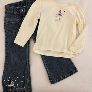 Gymboree Winter Princess Ice Skating Set